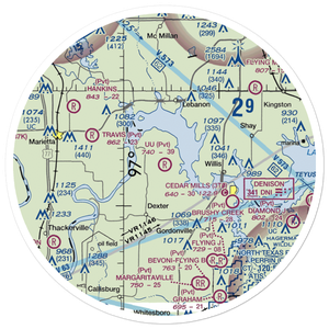 U U Ranch Airport (TA80) VFR Sectional Sticker (30 mile)