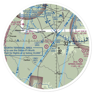 Putty Ranch Airport (TA78) VFR Sectional Sticker (30 mile)