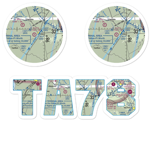 Putty Ranch Airport (TA78) VFR Sectional Sticker Pack