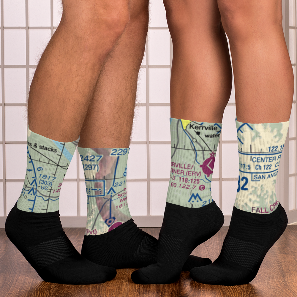 Barclay's Roost Airport (TA73) VFR Sectional Socks 