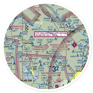 Freedom Springs Ranch Airport (TA66) VFR Sectional Sticker (30 mile)