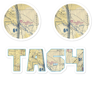 Persimmon Gap Ranch Airport (TA64) VFR Sectional Sticker Pack
