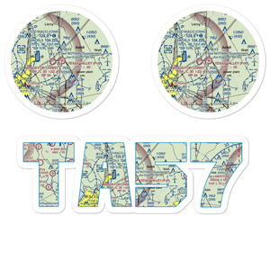 Texas Valley Air Field (TA57) VFR Sectional Sticker Pack