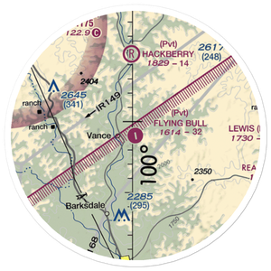 Flying Bull Ranch Airport (TA52) VFR Sectional Sticker (20 mile)