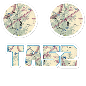 Flying Bull Ranch Airport (TA52) VFR Sectional Sticker Pack