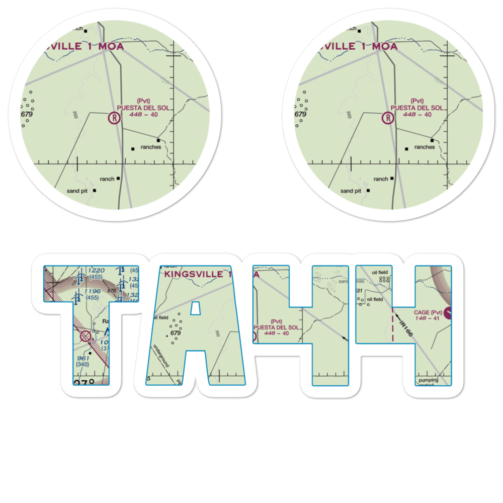 Puesta del Sol Airport (TA44) VFR Sectional Sticker Pack 
