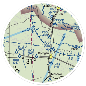 Anderosa Airpark (TA43) VFR Sectional Sticker (20 mile)
