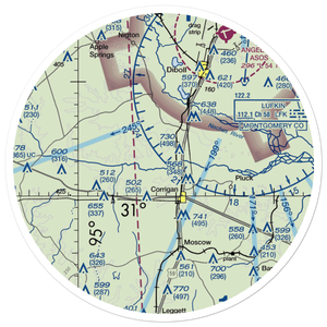 Anderosa Airpark (TA43) VFR Sectional Sticker (30 mile)