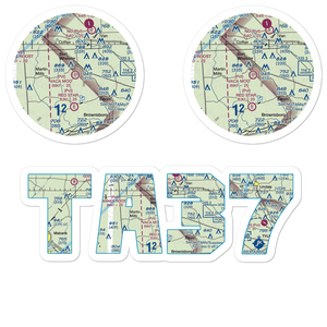 Vaca Moo Airport (TA37) VFR Sectional Sticker Pack