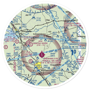 Faust Farm Airport (TA35) VFR Sectional Sticker (30 mile)