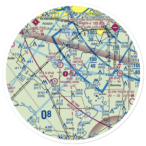 Meyer Field (TA33) VFR Sectional Sticker (30 mile)