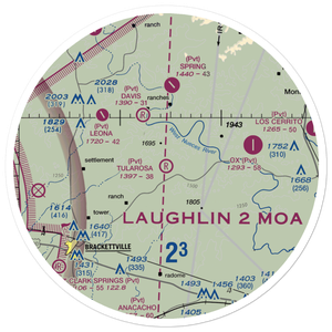 Tularosa Airport (TA31) VFR Sectional Sticker (30 mile)
