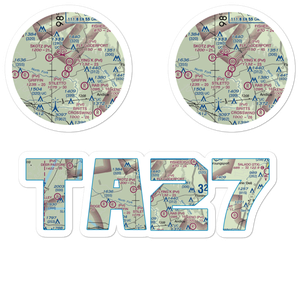 Flying 'K' Airport (TA27) VFR Sectional Sticker Pack