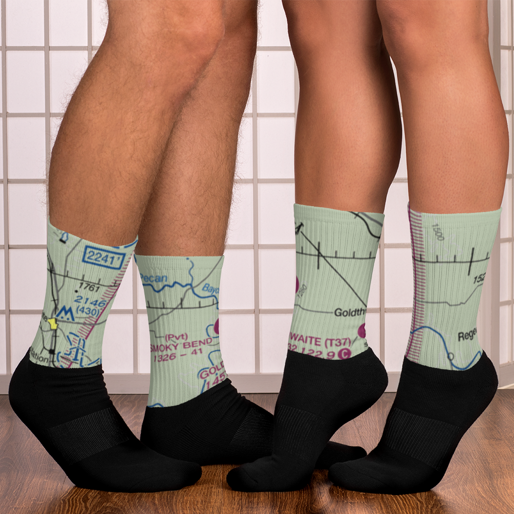 Smoky Bend Ranch Airport (TA24) VFR Sectional Socks 