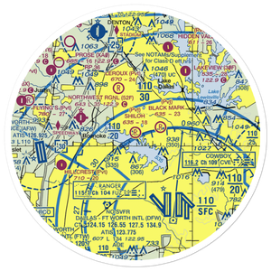 Windmill Hill Airport (TA21) VFR Sectional Sticker (30 mile)