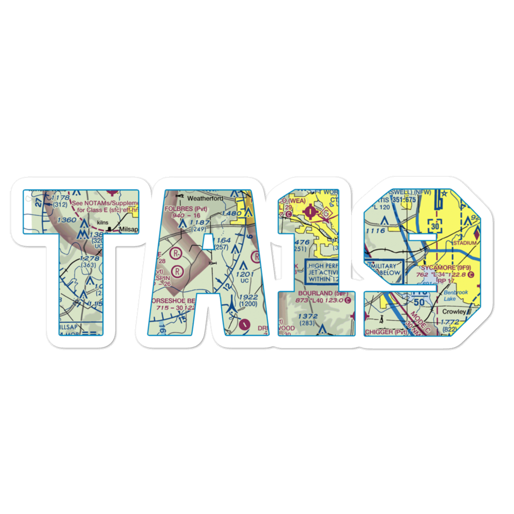 Post Oak Airfield (TA19) VFR Sectional Sticker 