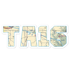 Travis Field Airport (TA16) VFR Sectional Sticker
