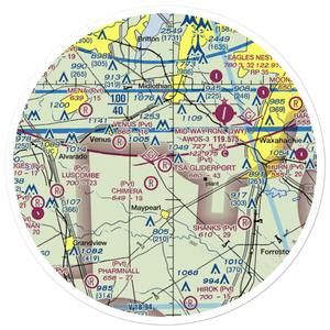 Tsa Gliderport (TA11) VFR Sectional Sticker (30 mile)