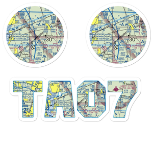Jet Ag Inc Airport (TA07) VFR Sectional Sticker Pack