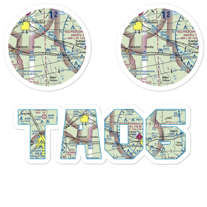 Morris Manor Airport (TA06) VFR Sectional Sticker Pack