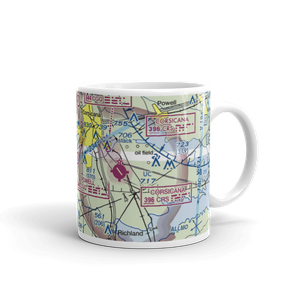 Anxiety Aerodrome (TA05) VFR Sectional  Mug