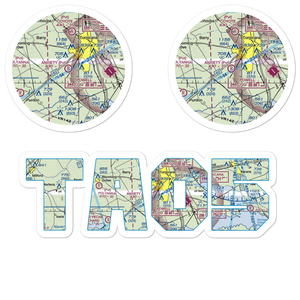 Anxiety Aerodrome (TA05) VFR Sectional Sticker Pack