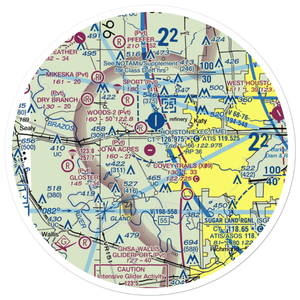 Jo Na Acres Airport (TA03) VFR Sectional Sticker (30 mile)