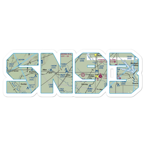 Dickson /Private/ Airport (SN93) VFR Sectional Sticker