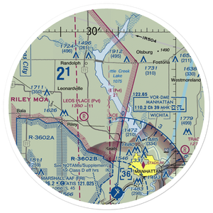 Sunshine Ranch Airport (SN92) VFR Sectional Sticker (30 mile)