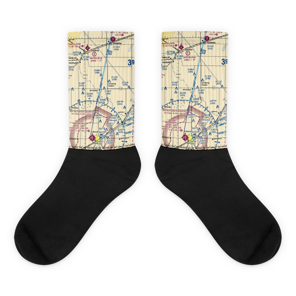 Supreme Feeders Airport (SN87) VFR Sectional Socks 