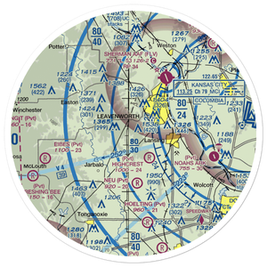 Blaser's Airport (SN84) VFR Sectional Sticker (30 mile)