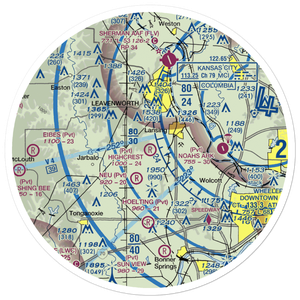 Highcrest Air Park (SN83) VFR Sectional Sticker (30 mile)