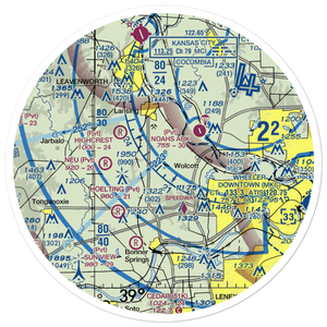 Hancock Airport (SN81) VFR Sectional Sticker (30 mile)