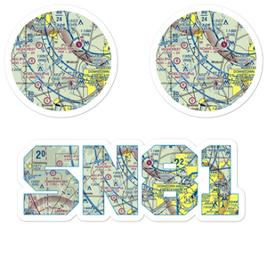 Hancock Airport (SN81) VFR Sectional Sticker Pack