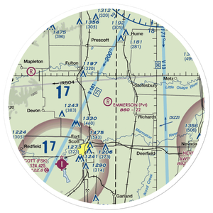 Emmerson Airport (SN69) VFR Sectional Sticker (30 mile)