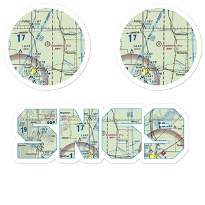 Emmerson Airport (SN69) VFR Sectional Sticker Pack