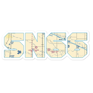 Beesley Farms Airport (SN66) VFR Sectional Sticker