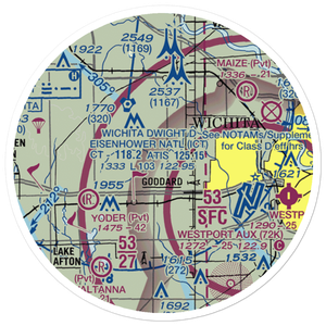 Eck Field (SN64) VFR Sectional Sticker (20 mile)