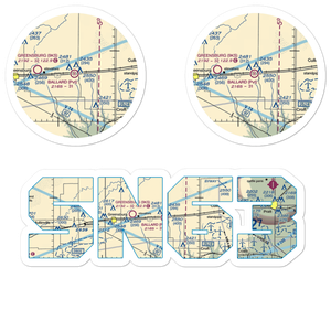 Gail Ballard Airport (SN63) VFR Sectional Sticker Pack