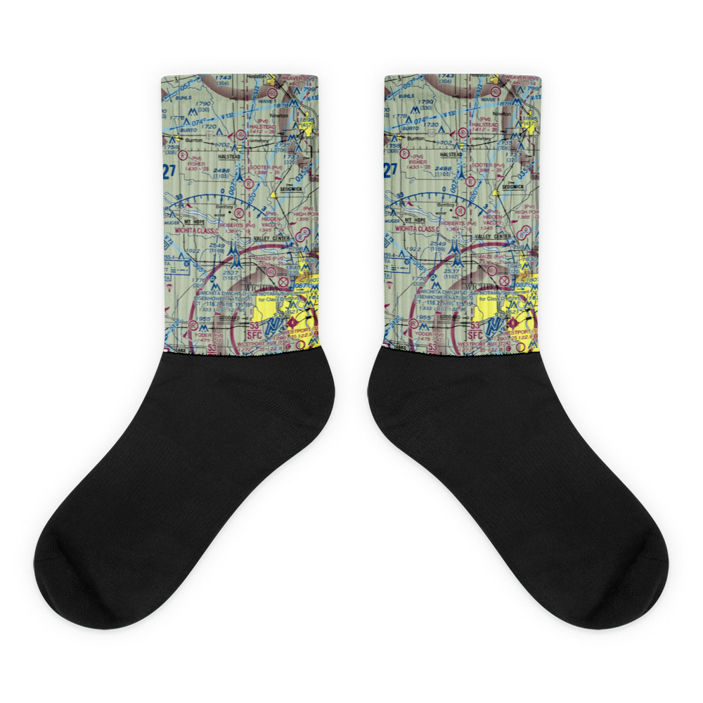 Roberts Field (SN62) VFR Sectional Socks 