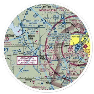 Yoder Airpark (SN61) VFR Sectional Sticker (30 mile)