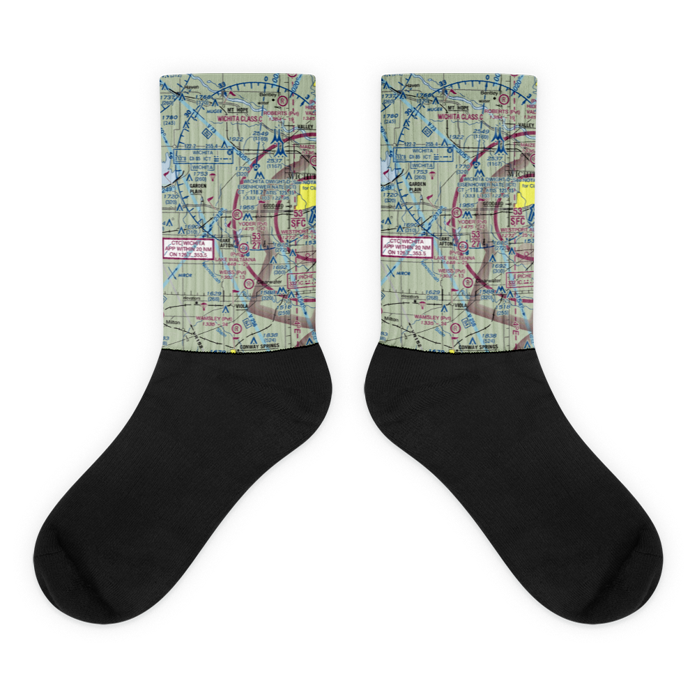 Yoder Airpark (SN61) VFR Sectional Socks 