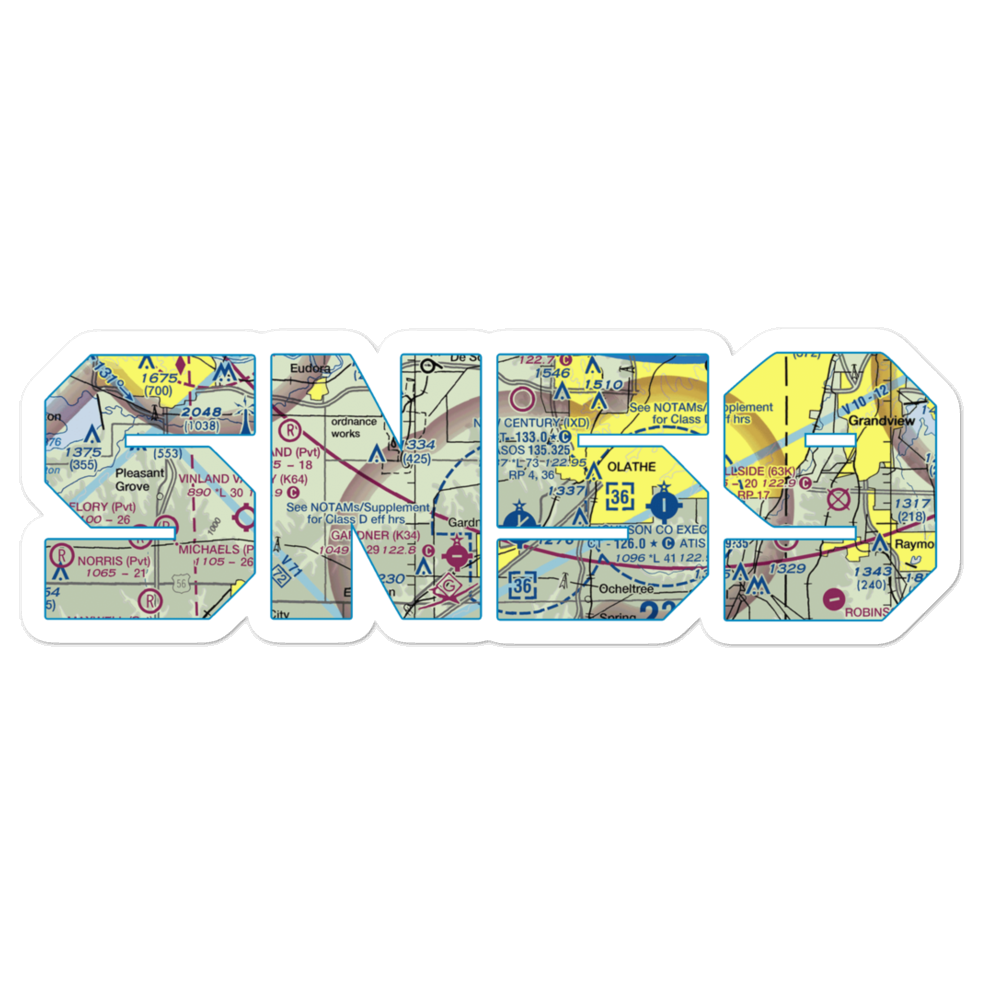 Hermon Farm Airport (SN59) VFR Sectional Sticker 