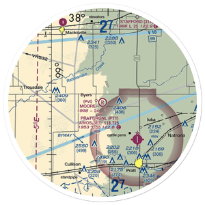 Moore Field (SN48) VFR Sectional Sticker (30 mile)