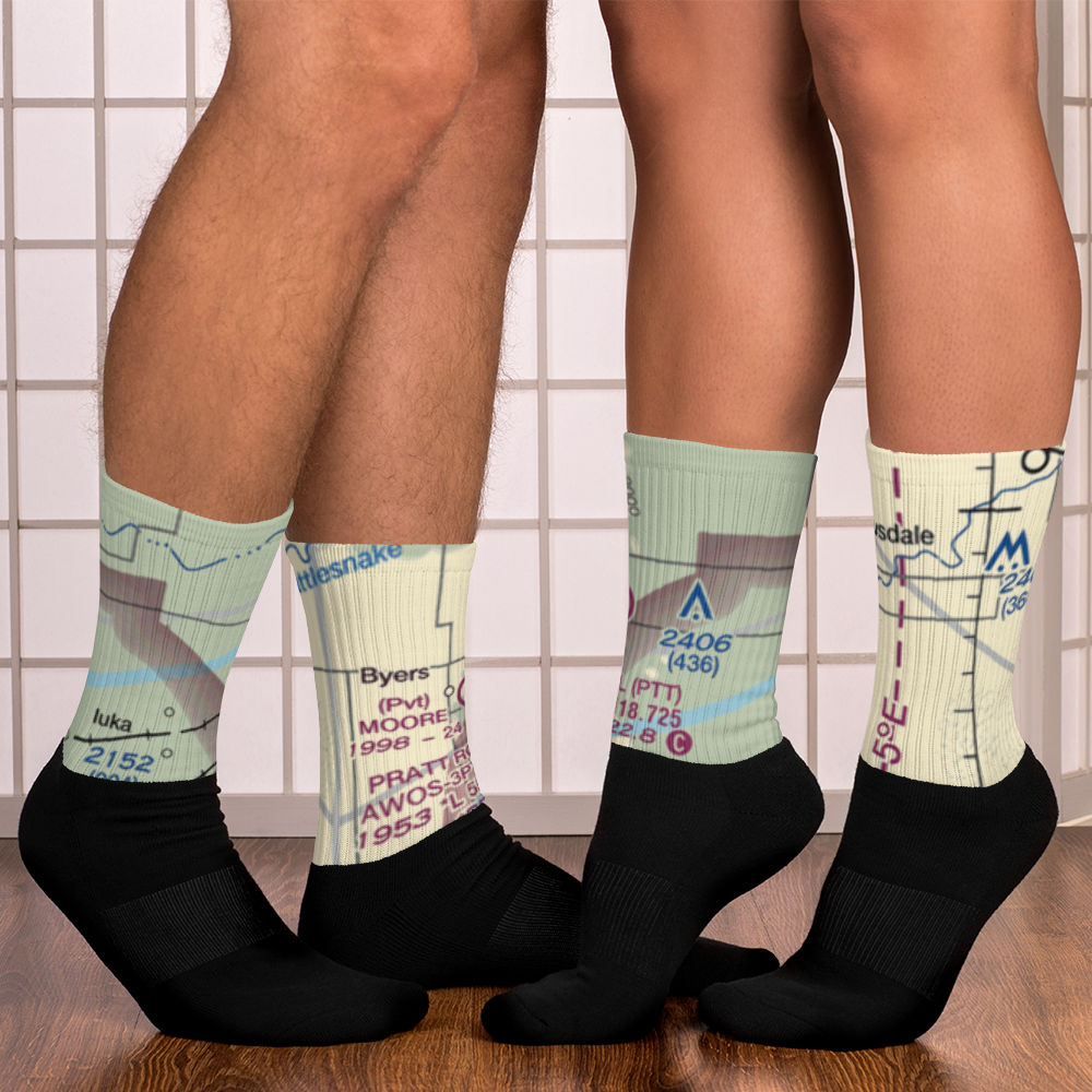 Moore Field (SN48) VFR Sectional Socks 