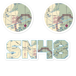 Moore Field (SN48) VFR Sectional Sticker Pack