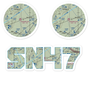 Converse Farm Airport (SN47) VFR Sectional Sticker Pack