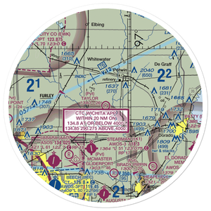 Taylor Airport (SN46) VFR Sectional Sticker (30 mile)