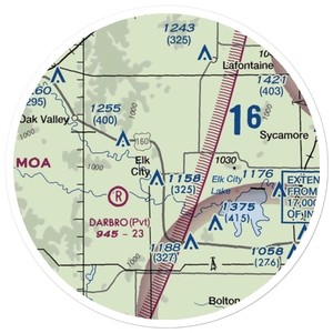 Bob Faler Airport (SN44) VFR Sectional Sticker (20 mile)