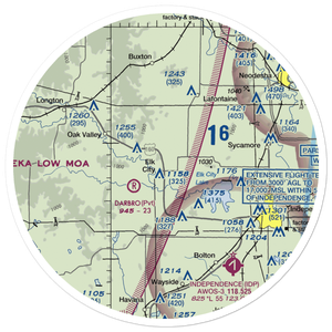 Bob Faler Airport (SN44) VFR Sectional Sticker (30 mile)